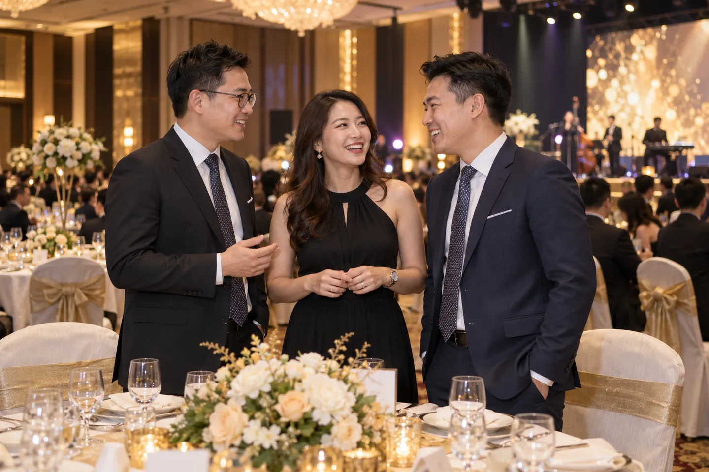 Guests at an annual dinner event